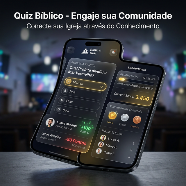 Quiz Bíblico - Gestão de Gamificação